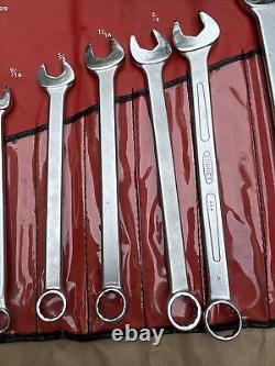 Bonney 11 Piece Combination Wrench Set 3/8 To 1- No. B-80709