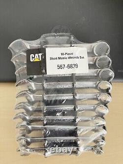 CAT/ Snap-On 10 Piece Short Combination Wrench 12 Point SAE 1/4-3/4