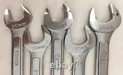 Easco 15 Piece Combination Metric Wrench Set 12 Point Drive Made in USA