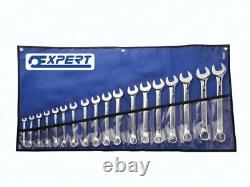 Expert Combination Spanner Set with Tool Roll, 18 Piece