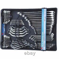 Hilka Spanner Set 50 piece metric combination open ended ring stubby spanners