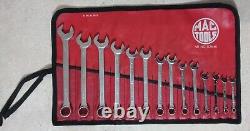 MAC Tools SCM14K 14 Piece Metric Combination Wrench Set Made in USA EXCLNT Cond
