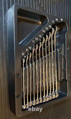 MATCO 11 Piece Metric 12 Point Chrome Combination Wrench Set In Tray UNUSED