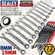 Sealey Ratchet Spanners 12pc Combination Ratchet Wrench/spanner Tool Set 8m-19mm