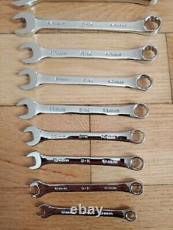 SK 86225 SuperKrome 23 Piece Metric Combination Wrench Set 8mm-32mm