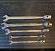Snap On 5 Piece Sae Flex Head Combination 12 Point Socket Wrench Set Nice