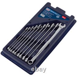 Sealey 10 Piece Extra Long Combination Spanner Set Metric