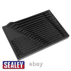 Sealey Combination Spanner Set 25 Pieces Metric Black Series AK63264B