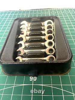 Snap On Oxkrm707 7 Piece Short Ratcheting Box End Spanners