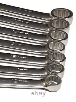 Snap On Tool USA 7 Piece 12Pt Metric SPEED WRENCH Combination Wrench Set NICE