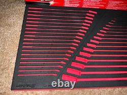 Snap On Tools Red Foam Organizer for 38-Piece Master Combination Wrench Set
