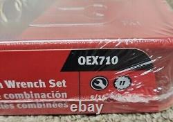 Snap-onT. OEX710 10 Piece Combo Wrench Set 5/16, 3/8-7/8 sealed. New In Box