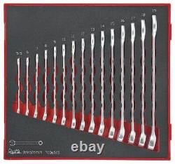 Teng Tools TED6515 15 Piece EVA Combination Spanner Set